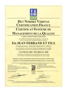 Document de certification